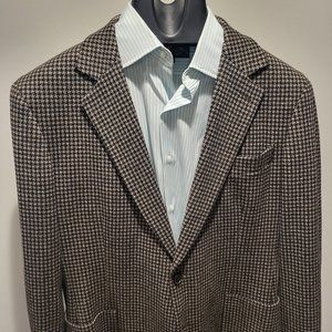 42R Reiss Stretch Blazer Houndstooth